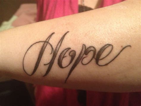 Hope tattoo | Hope tattoo, Tattoos, Tattoo quotes