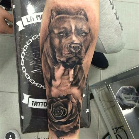 205+ Pitbull Tattoos Ideas and Designs (2022) - TattoosBoyGirl Pitbull ...