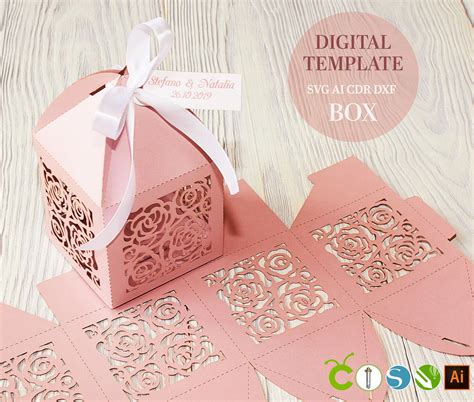 Free Svg Gift Box Templates Use These Cute And Versatile Free Box Files For You Various Paper ...