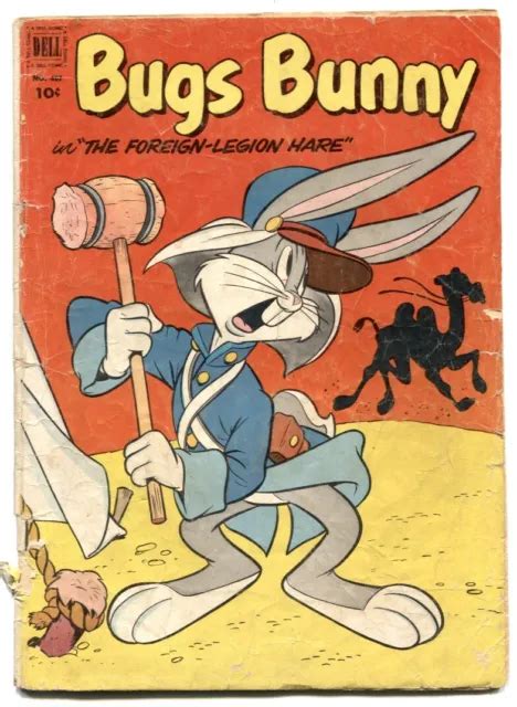 BUGS BUNNY FOREIGN-LEGION Hare- Four Color #407 1953- G $36.00 - PicClick
