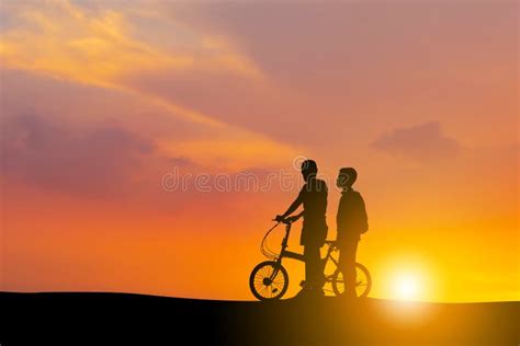 Silhouettes Mother Son Holding Hands Stock Photos - Free & Royalty-Free Stock Photos from Dreamstime
