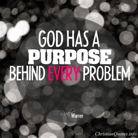 Rick Warren Quote - God's Purpose | ChristianQuotes.info