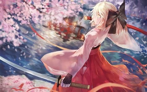 Fate Grand Order Sakura Saber Wallpaper,HD Anime Wallpapers,4k Wallpapers,Images,Backgrounds ...