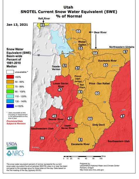 Utah on Track for Lowest Snowpack on Record: Currently Well Below ...