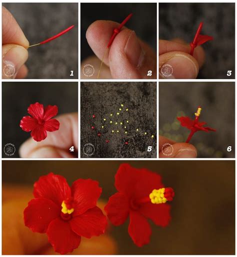 This step-by-step tutorial shows you how to make polymer clay hibiscus flower. Read the whole ...