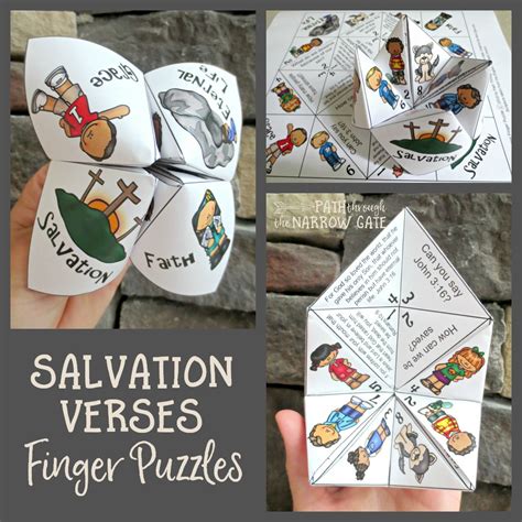 Salvation Verses Finger Puzzle - Path Through The Narrow Gate ...