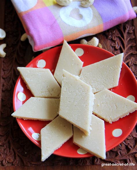 Kaju Katli - Kaju Burfi - Simple Diwali recipe - Kids friendly recipe - Simple Diwali sweet ...