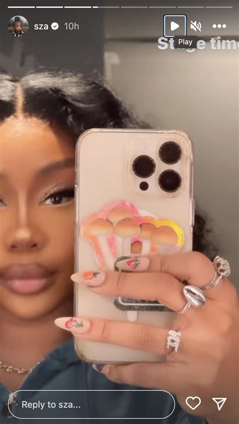 Sza's Fruit Nails Are Joy Personified | POPSUGAR Beauty