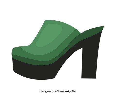 Cartoon women shoes clipart vector free download