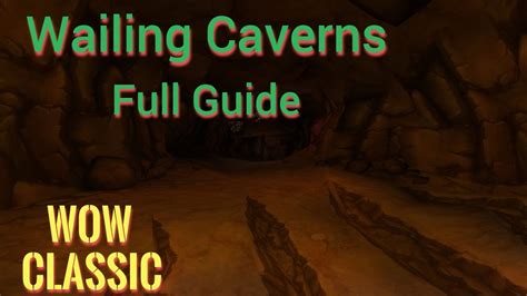 WoW Classic Wailing Caverns Quests--The Glowing Shard--Full Guide - YouTube