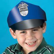 Pop-Out Paper Police Hat | Positive Promotions