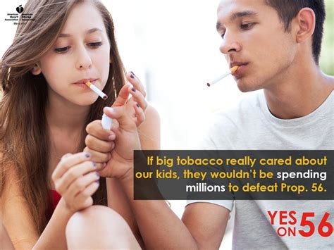 Tobacco continues to target our kids. Protect our kids and vote # ...