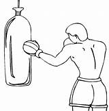 Boxing Coloring Pages  Free Printable For Kids sketch template