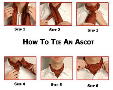 How tie an ascot or cravat. | Cravat tie, Tie, Mens ascot