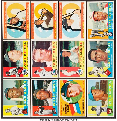 1960 Topps Baseball Collection (61). ... Baseball Cards Lots | Lot #41154 | Heritage Auctions