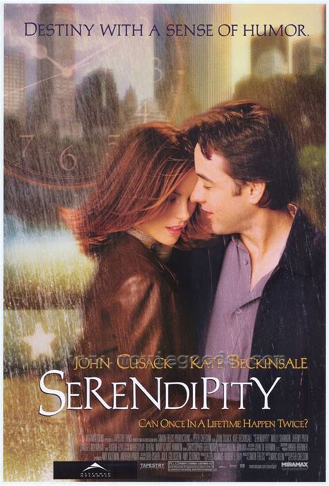 poster for "Serendipity" | Serendipity movie, Romantic movies, Romance movies