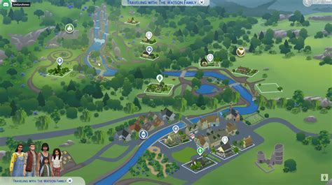 The Sims 4 Cottage Living: First Look at the World Map & Neighborhoods ...