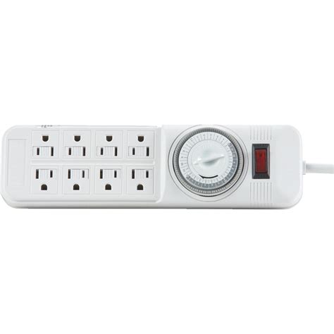 8 Outlet Power Strip With Timer - Walmart.com