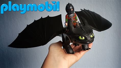 BEST TOOTHLESS TOY? Toothless & Hiccup Playmobil Set - Review - YouTube