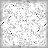 Halloween Mandala Coloring Pages At GetColoringscom  Free Printable sketch template