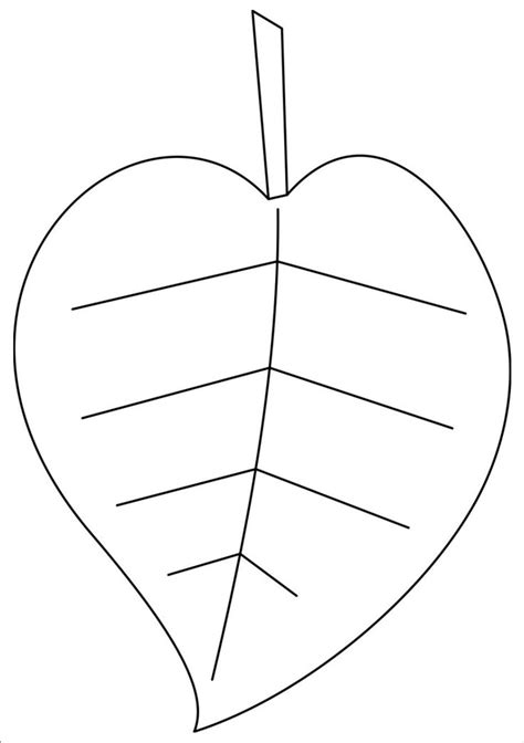 Big Leaf Template Printable