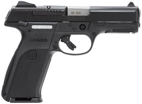 Ruger SR40 .40 S&W Pistol, Black Frame, Black Slide 15-Round Capacity - Hyatt Gun Store