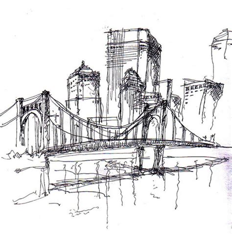 Pittsburgh Skyline Drawing at PaintingValley.com | Explore collection of Pittsburgh Skyline Drawing