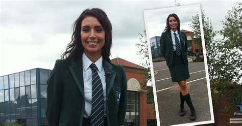 Emma Lou's Celeb Wallpapers: Christine Bleakley - Schoolgirl Uniform