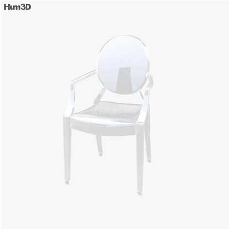 Philippe Starck Louis Ghost Chair 3D model - Furniture on Hum3D