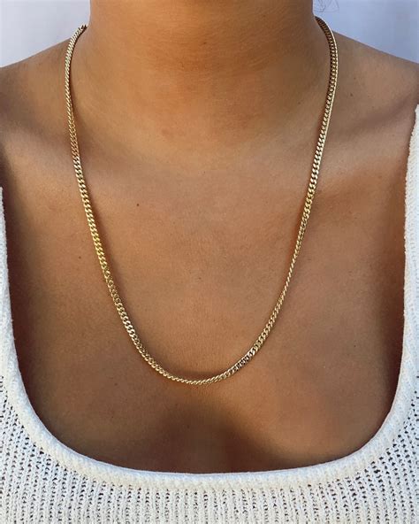 Disco Chain | Gold neck chain, Chain necklace womens, Gold necklace women