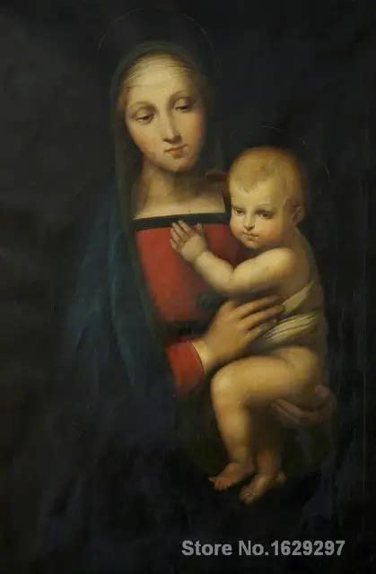 Madonna del Granduca Raphael sanzio reproduction art High quality Handpainted-in Painting ...