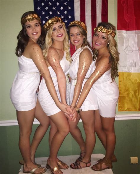 Homemade Toga Costumes