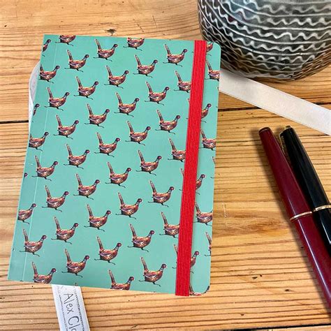 Pheasants small chunky notebook | Alex Clark Art