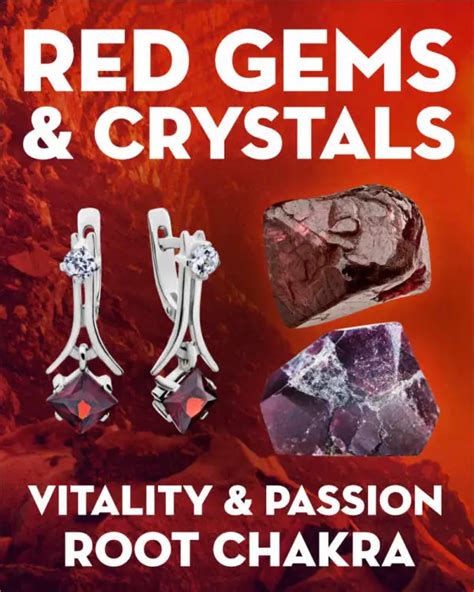 What Do Red Gemstones & Crystals Mean? | Beadage