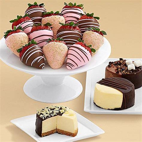 Shari's Berries - Mother's Day - Dipped Cheesecake Trio & Full Dozen ...