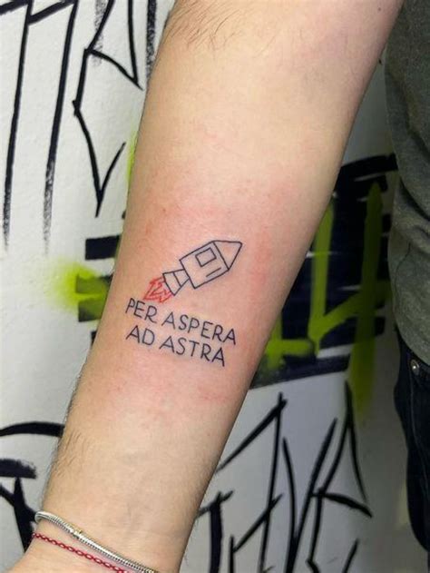 per aspera ad astra, done in Eternity Tattoo,Skopje North Macedonia : r ...