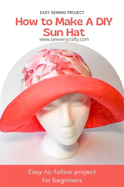 How to Make a Sun Hat | Sewing hats, Easy sewing, Hat patterns to sew