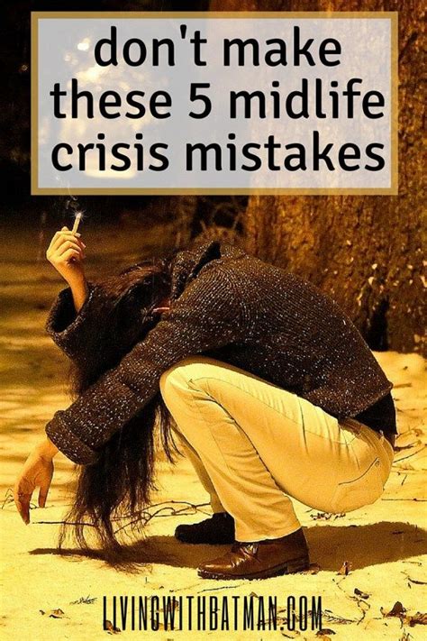 Don’t Make These 5 Midlife Crisis Mistakes | Mid life crisis, Midlife crisis symptoms, Midlife