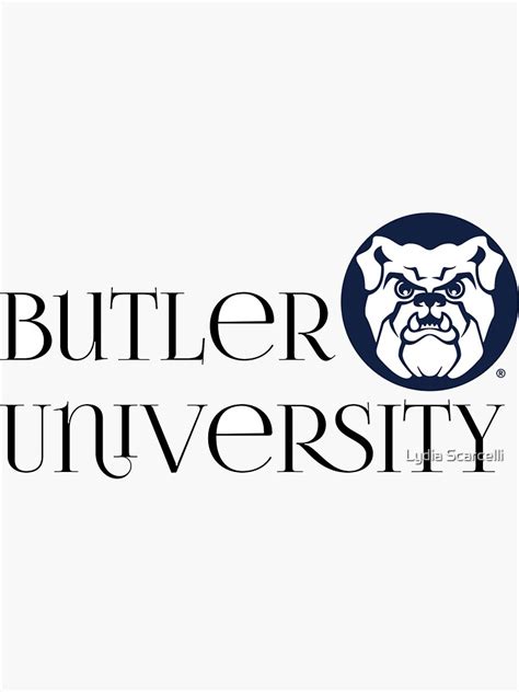 "Butler University" Sticker for Sale by Llyyddss | Redbubble