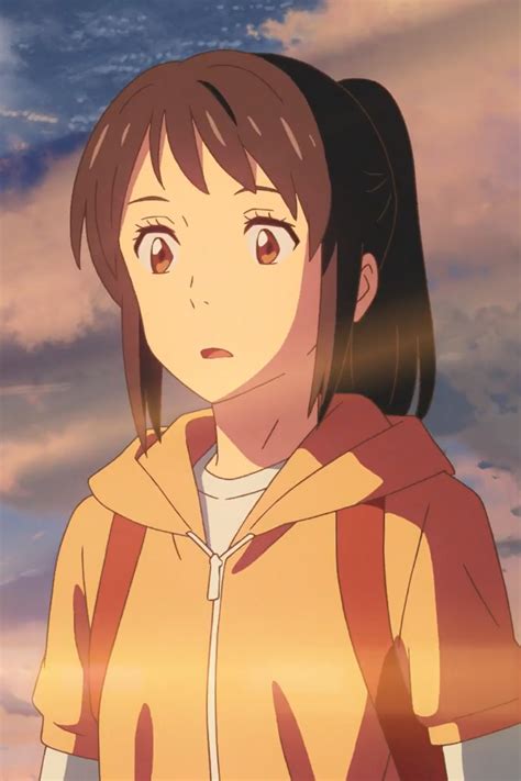 Mitsuha Miyamizu | Wallpaper anime, Pemandangan anime, Anime estetika