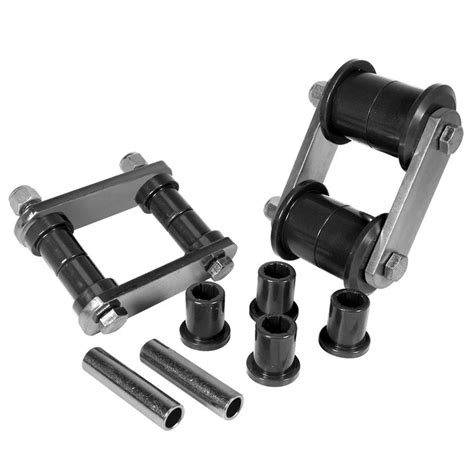 Leaf Spring Shackle & Bushing Kit For 2" Wide Leaf Springs, HD, Uretha | American Performance ...