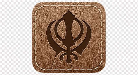 Khanda Sikhism Golden Temple Nishan Sahib, Khanda, emblem, brown ...