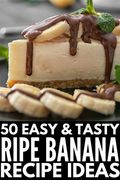 50 Simple and Delicious Ripe Banana Recipes to Try | Banana recipes, Recipe using ripe bananas ...