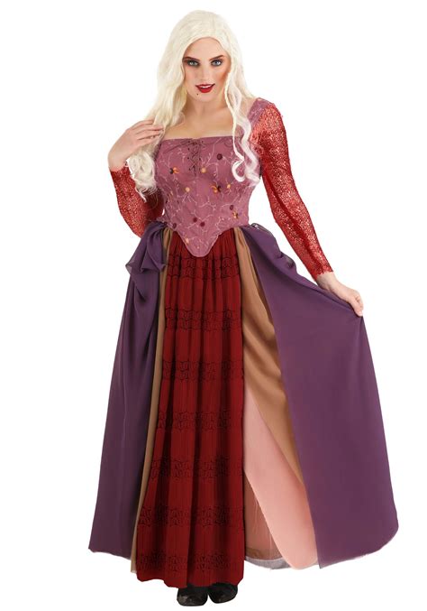 Adult Sarah Sanderson Costume Plus Size Disney Hocus Pocus | ubicaciondepersonas.cdmx.gob.mx