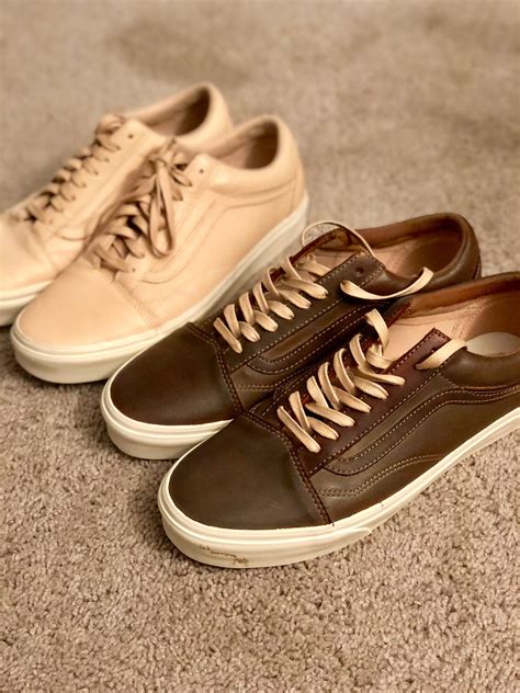 Dyed Veggie Tan Vans : r/Vans