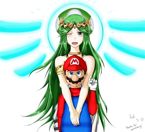 Palutena x Mario by AvilFrey on DeviantArt