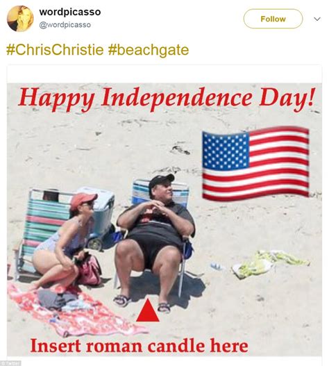 Chris Christie is roasted in hilarious beachgate memes | Daily Mail Online