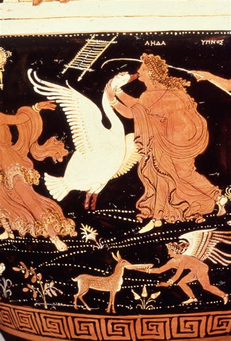 Leda and Zeus: A Mythological Encounter