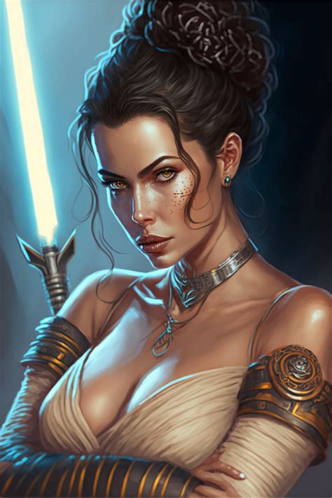 ArtStation - Jedi Girl Fun Art