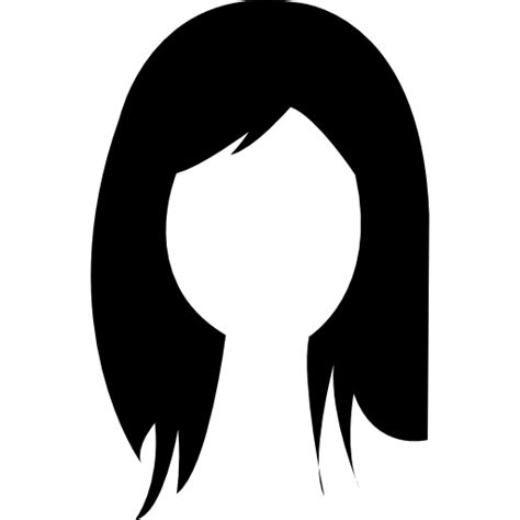 Brunette female woman long hair free vector icons designed by Freepik | Long hair styles, Long ...